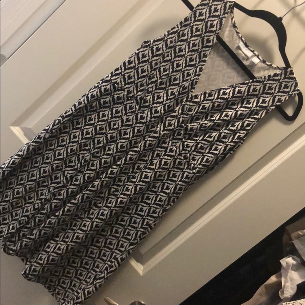 Black and white dress
